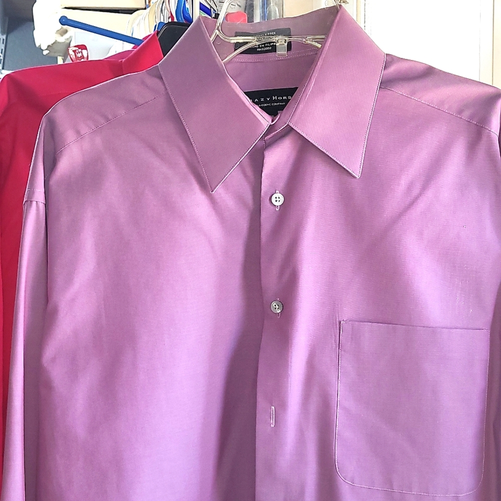 PURPLE DRESS SHIRT
